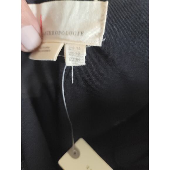 New Anthropologie Pinstripe Tailored Jumpsuit - Size 16 Tall - Picture 5 of 8